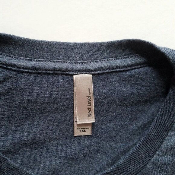 Three Olives Vodka Tee Shirt Heathered Blue - Picture 7 of 8